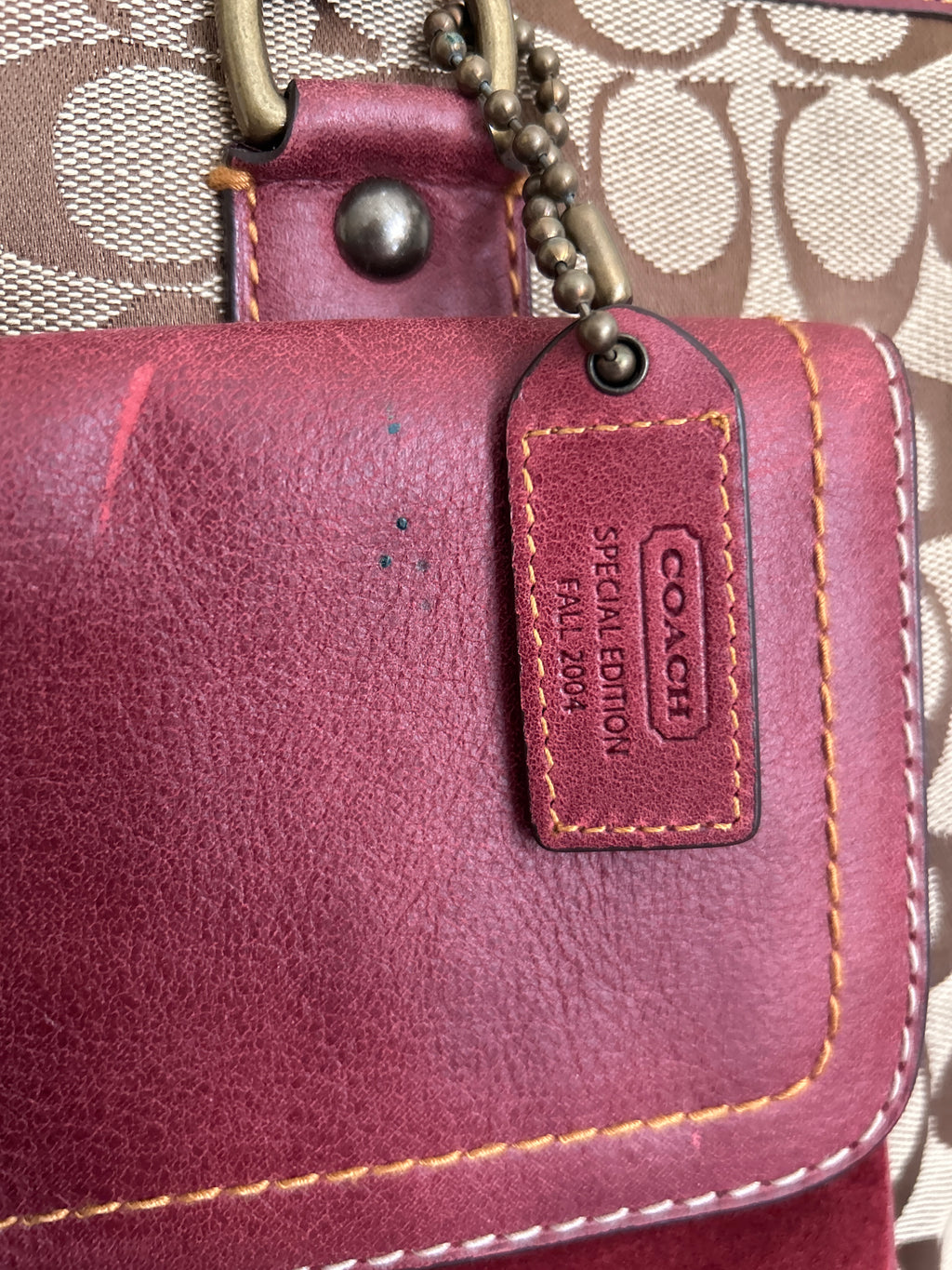 Vintage Coach Special Edition tote bag
