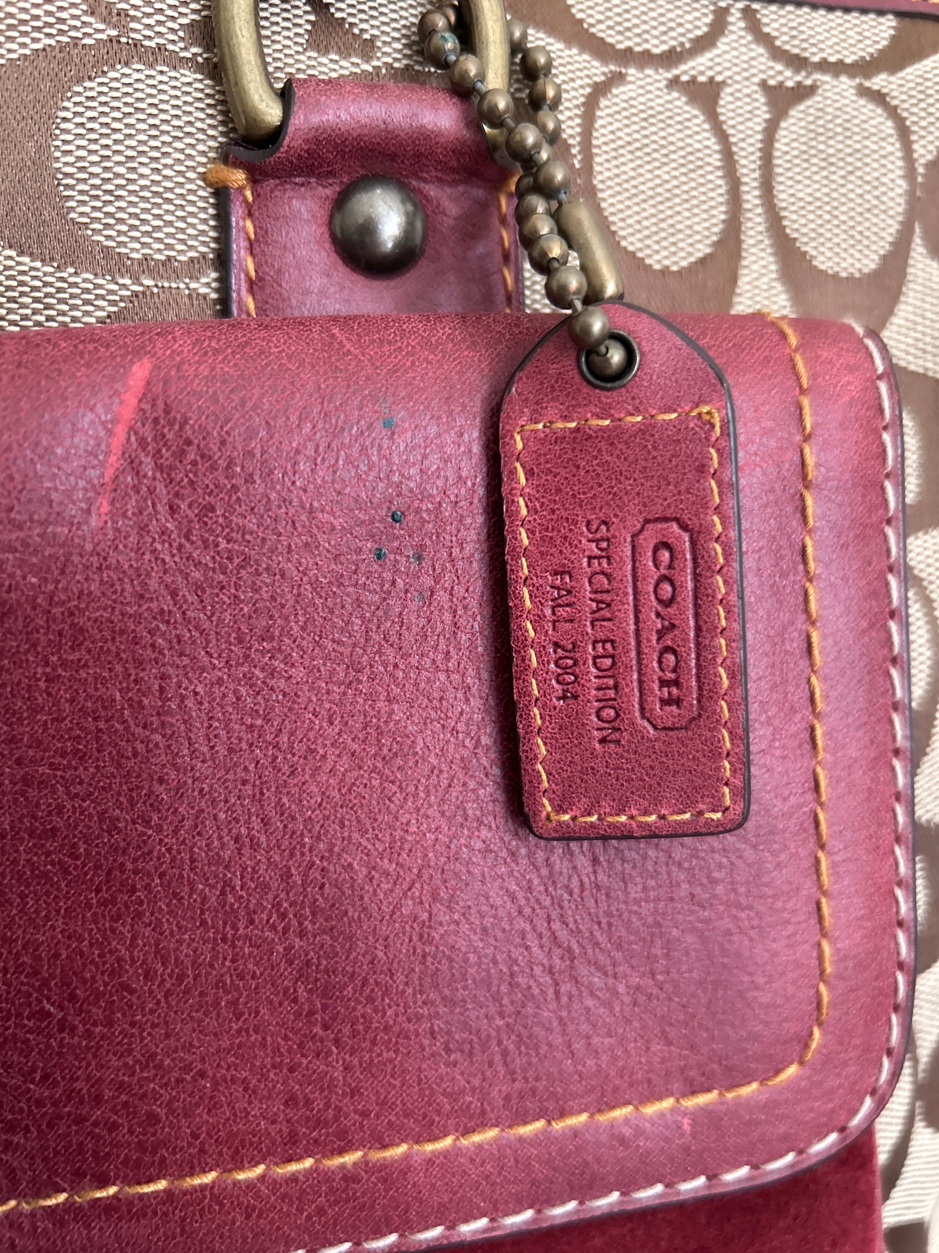 Vintage Coach Special Edition tote bag