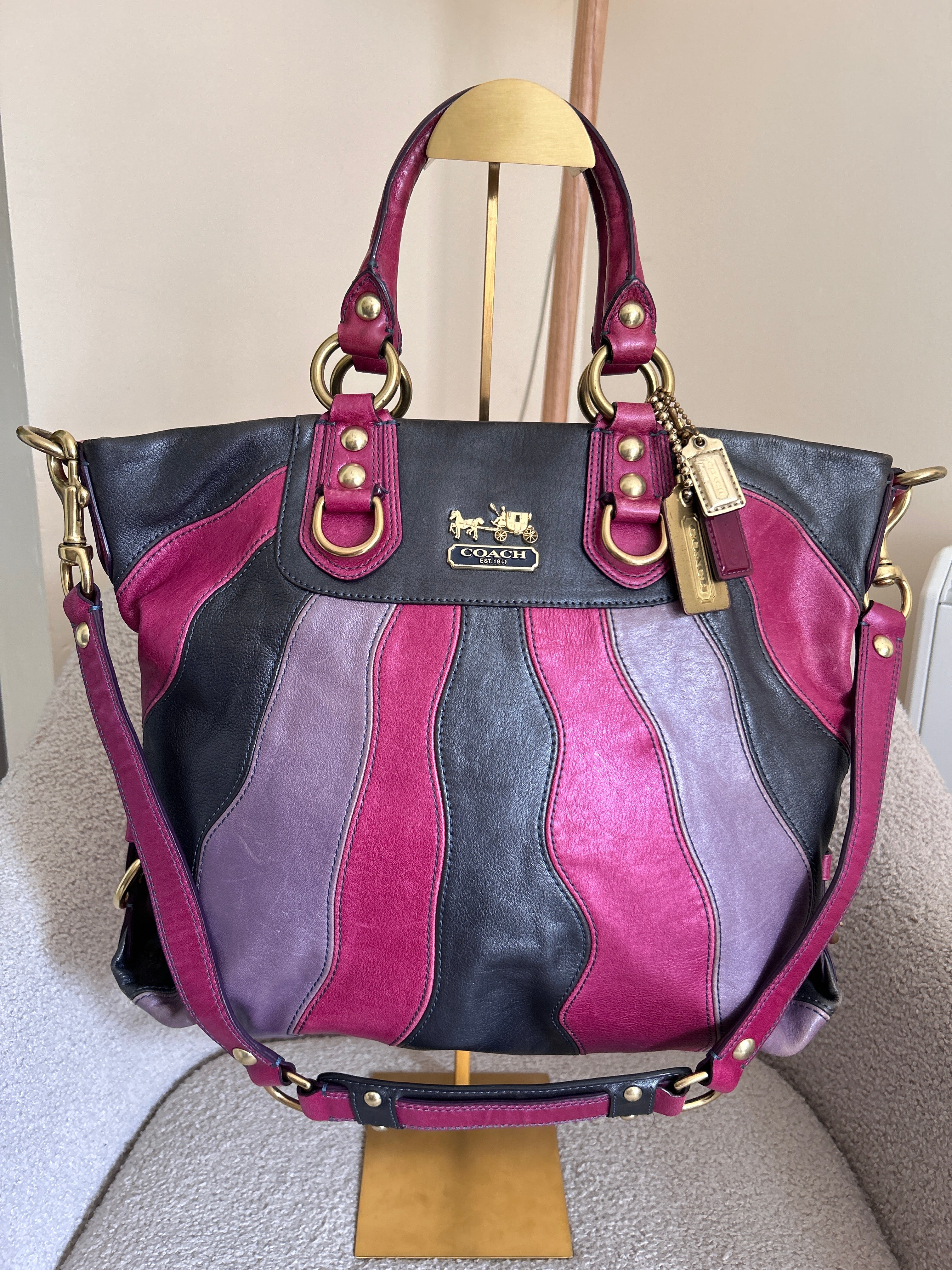 Vintage Coach Madison 2-way handbag
