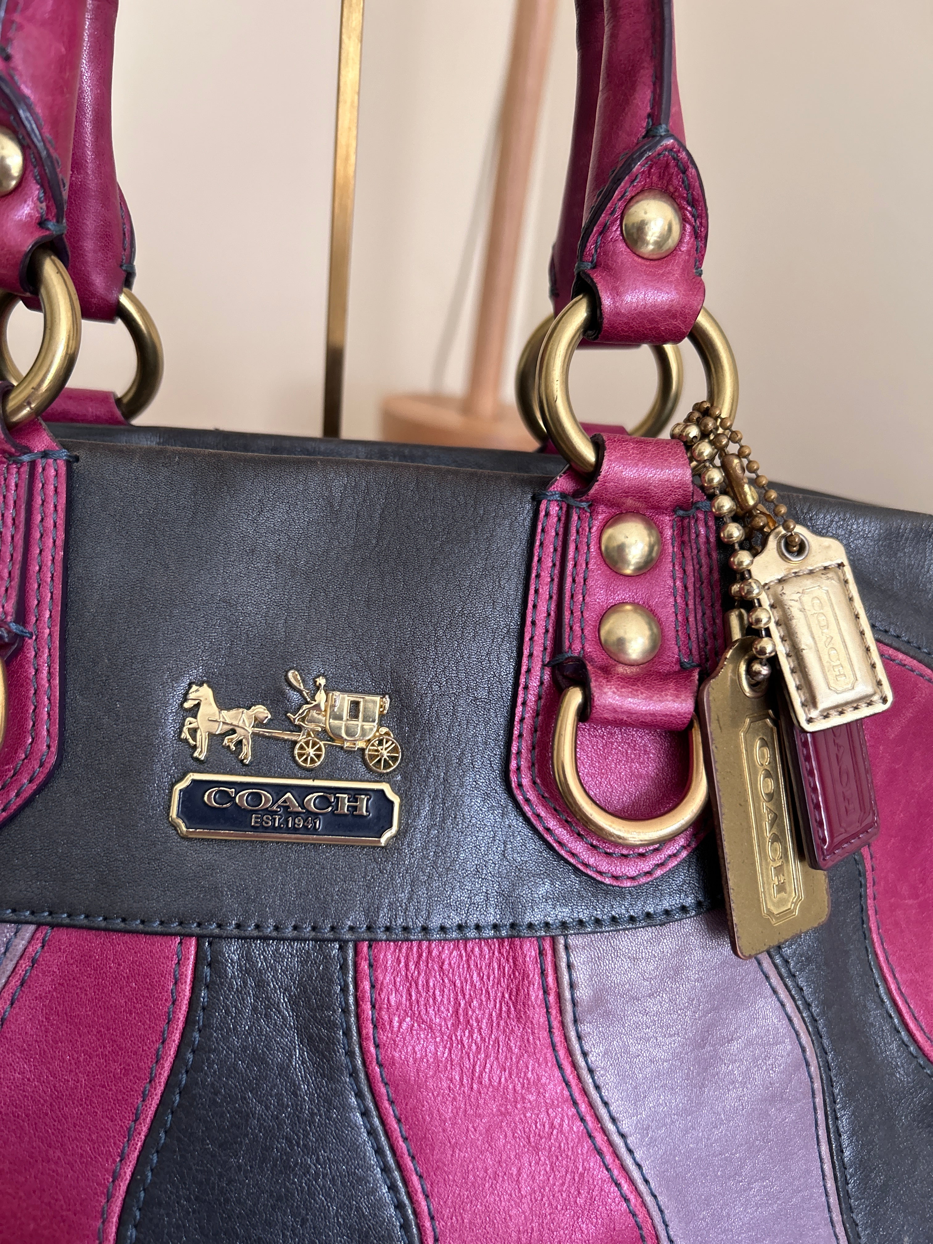 Vintage Coach Madison 2-way handbag