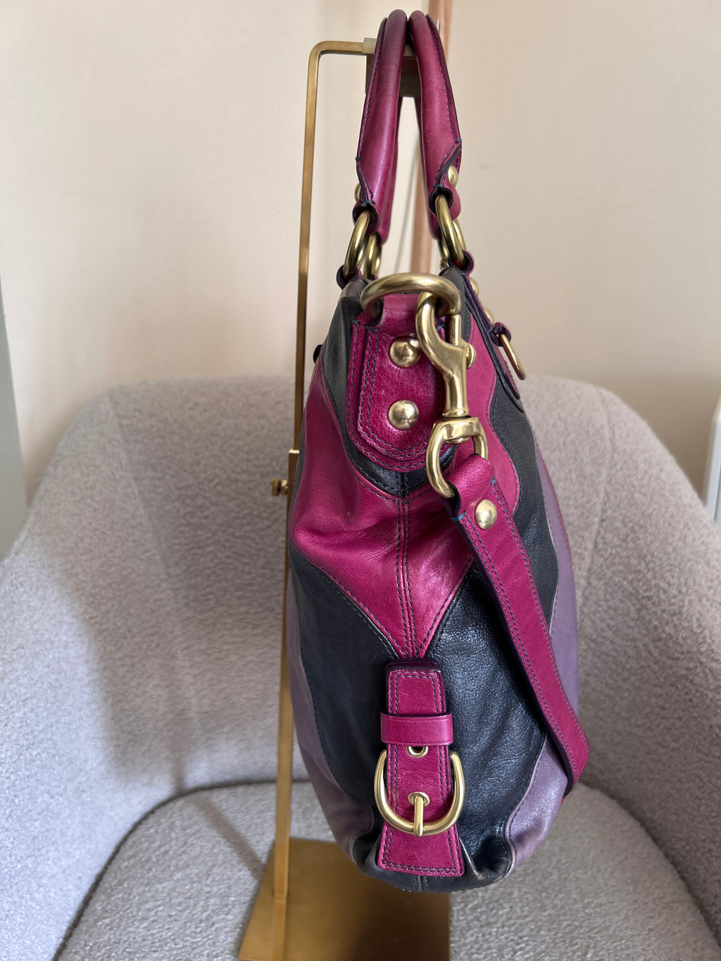 Vintage Coach Madison 2-way handbag