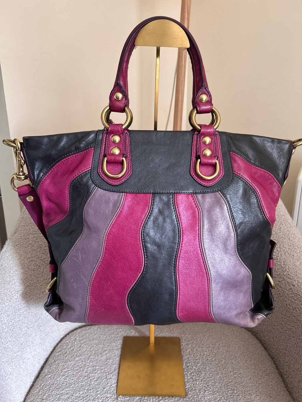 Vintage Coach Madison 2-way handbag