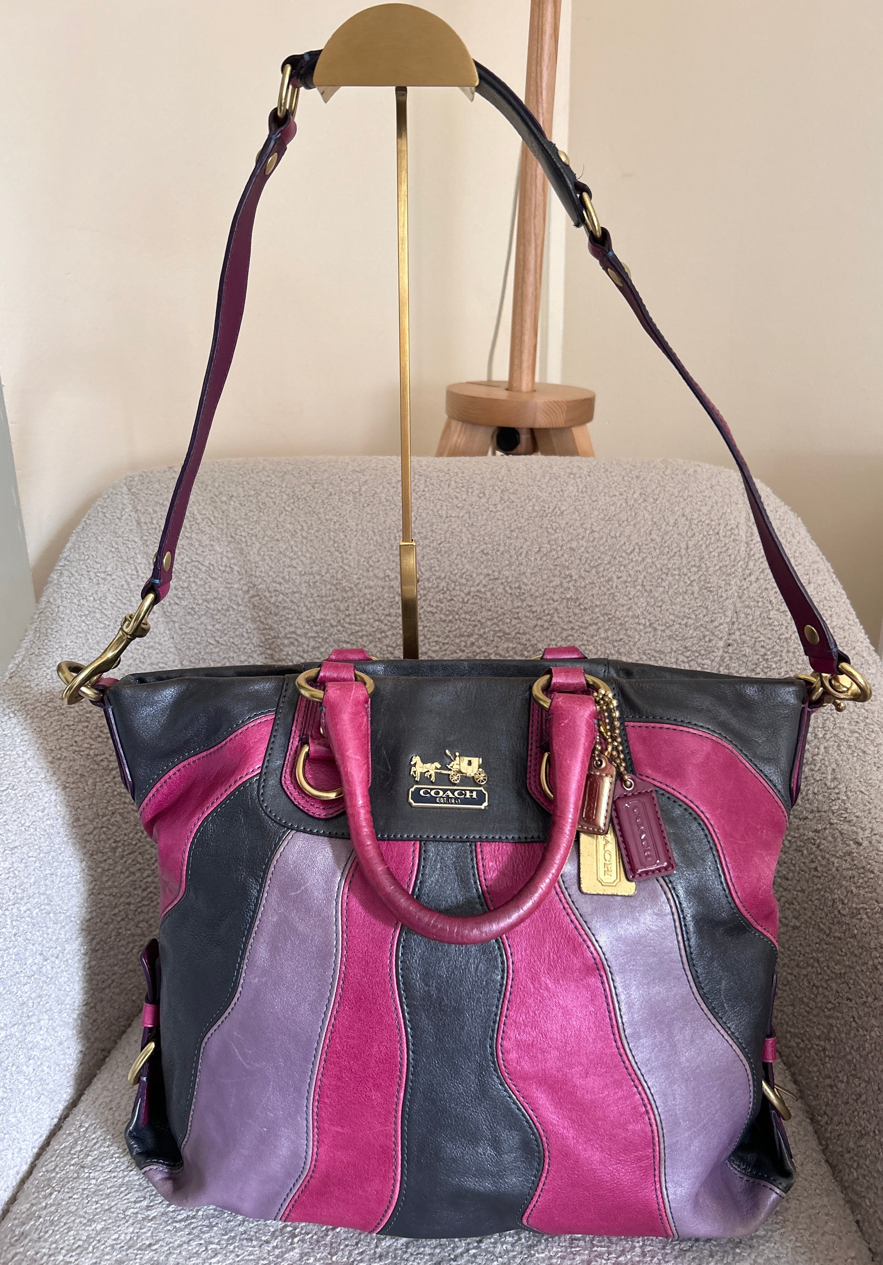Vintage Coach Madison 2-way handbag