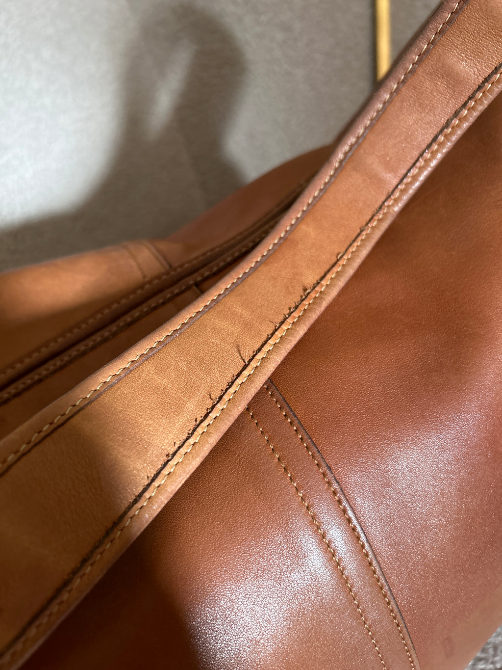 Vintage Coach large hobo bag