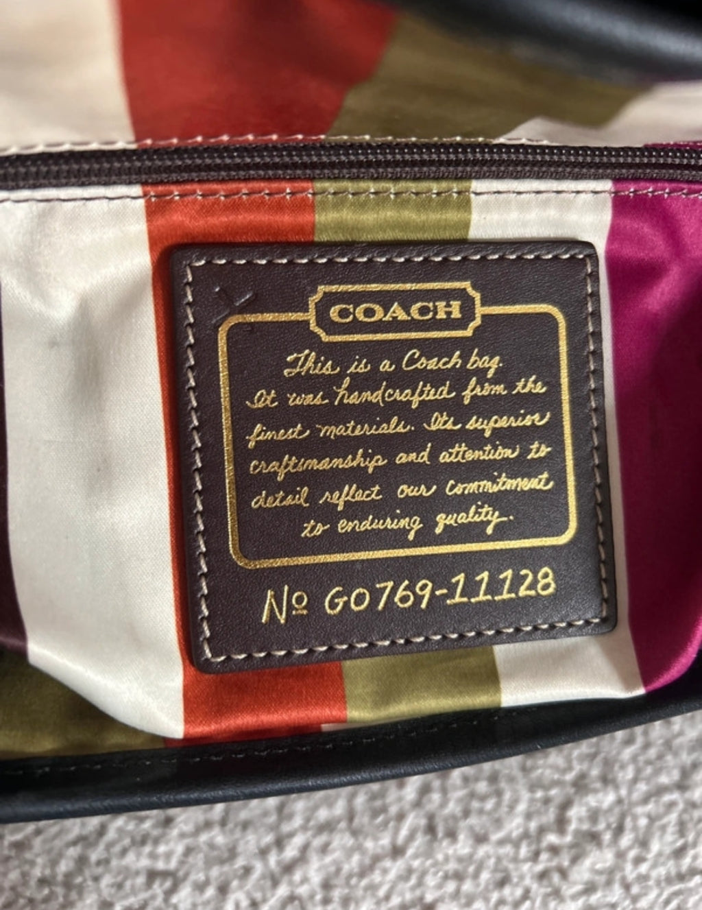 Vintage Coach Legacy Leigh shoulder bag