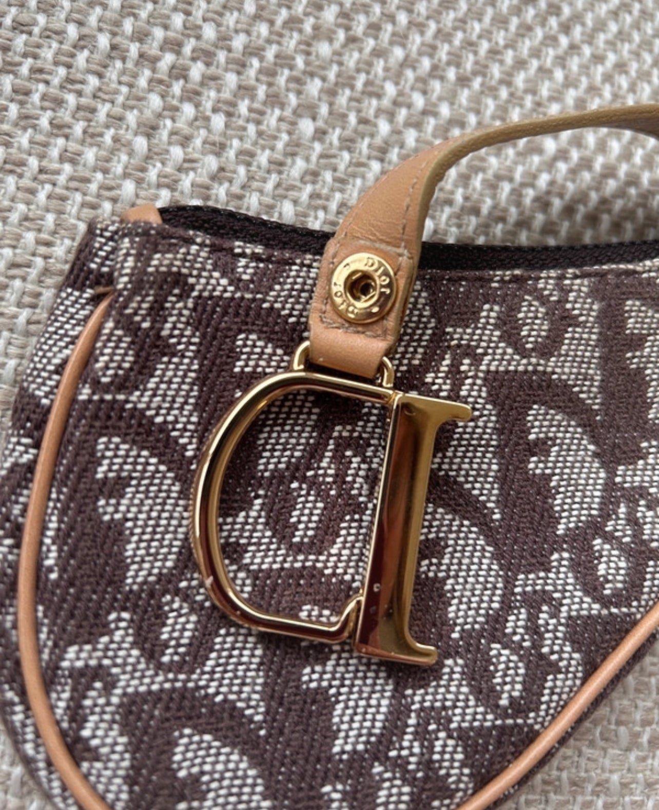 Vintage Dior Trotter coin purse