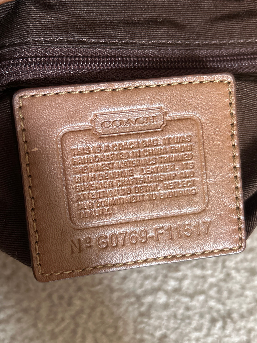 Vintage Coach Soho shoulder bag