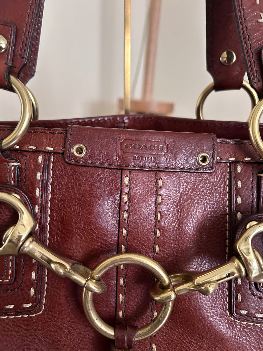 Vintage Coach Hamptons shoulder bag