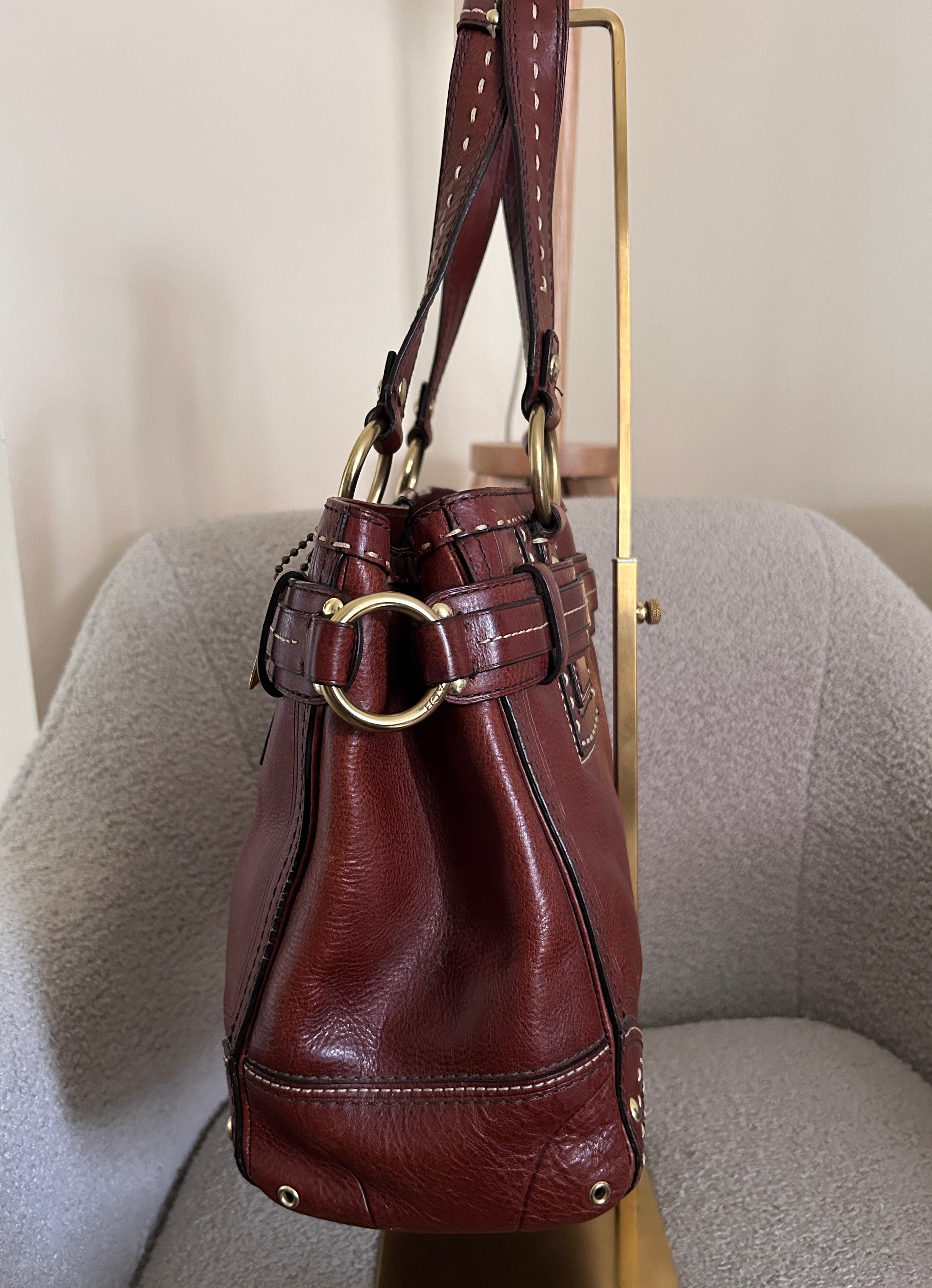 Vintage Coach Hamptons shoulder bag
