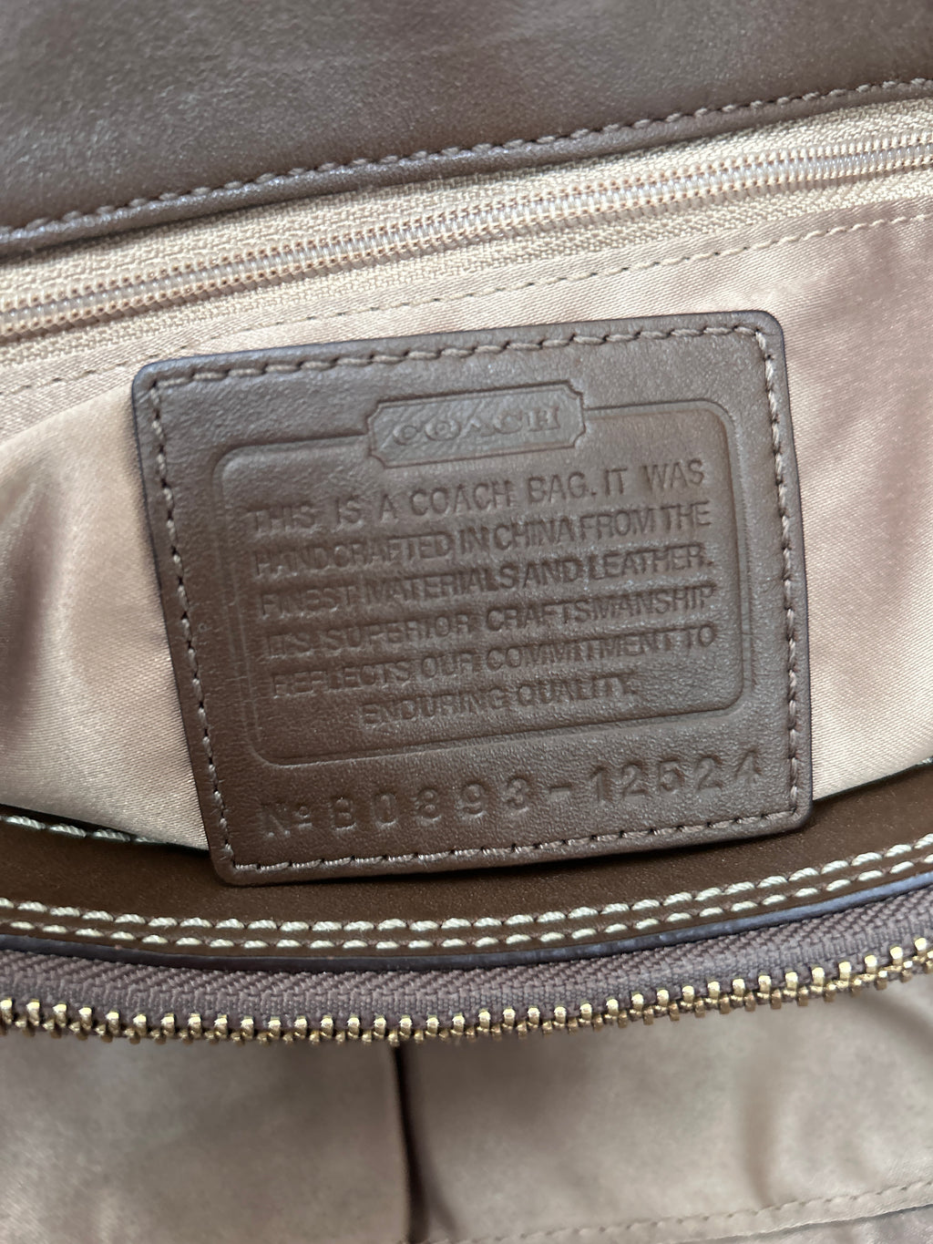 Vintage Coach patchwork shoulder bag