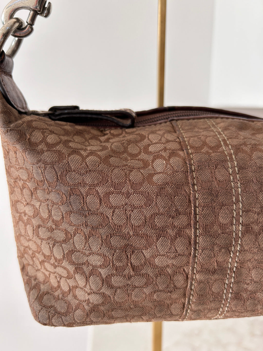 Vintage Coach mini monogram bag