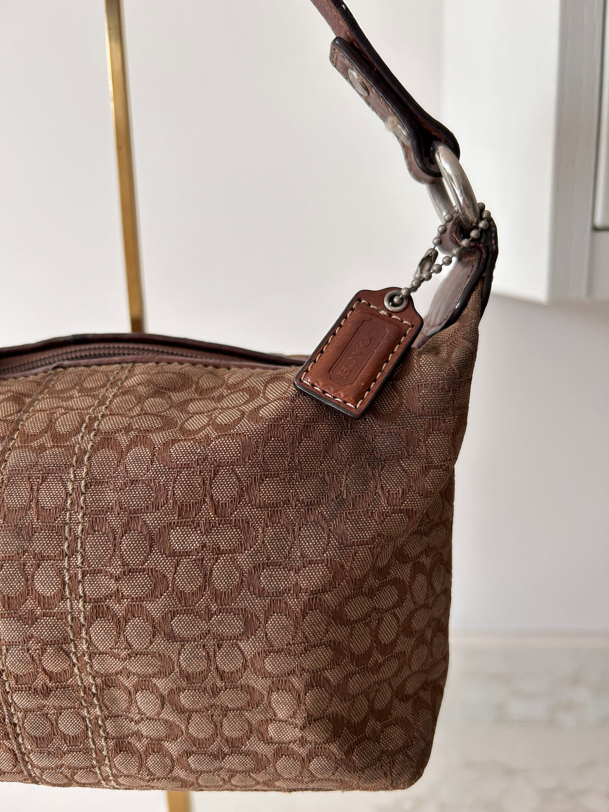Vintage Coach mini monogram bag