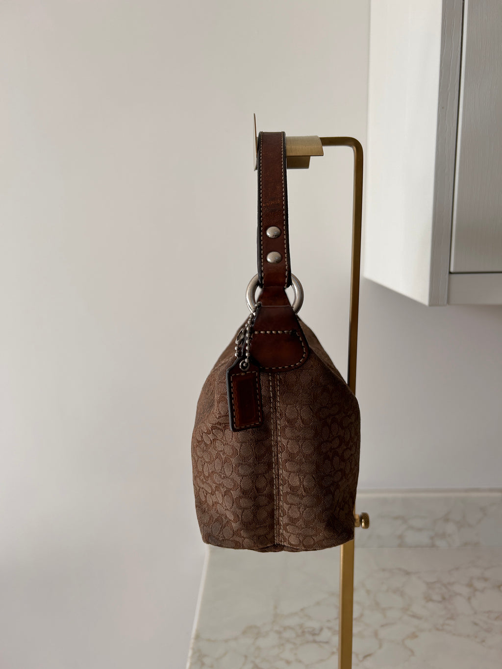 Vintage Coach mini monogram bag
