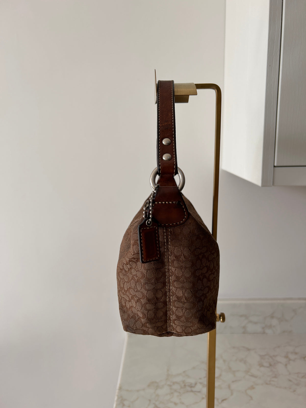 Vintage Coach mini monogram bag