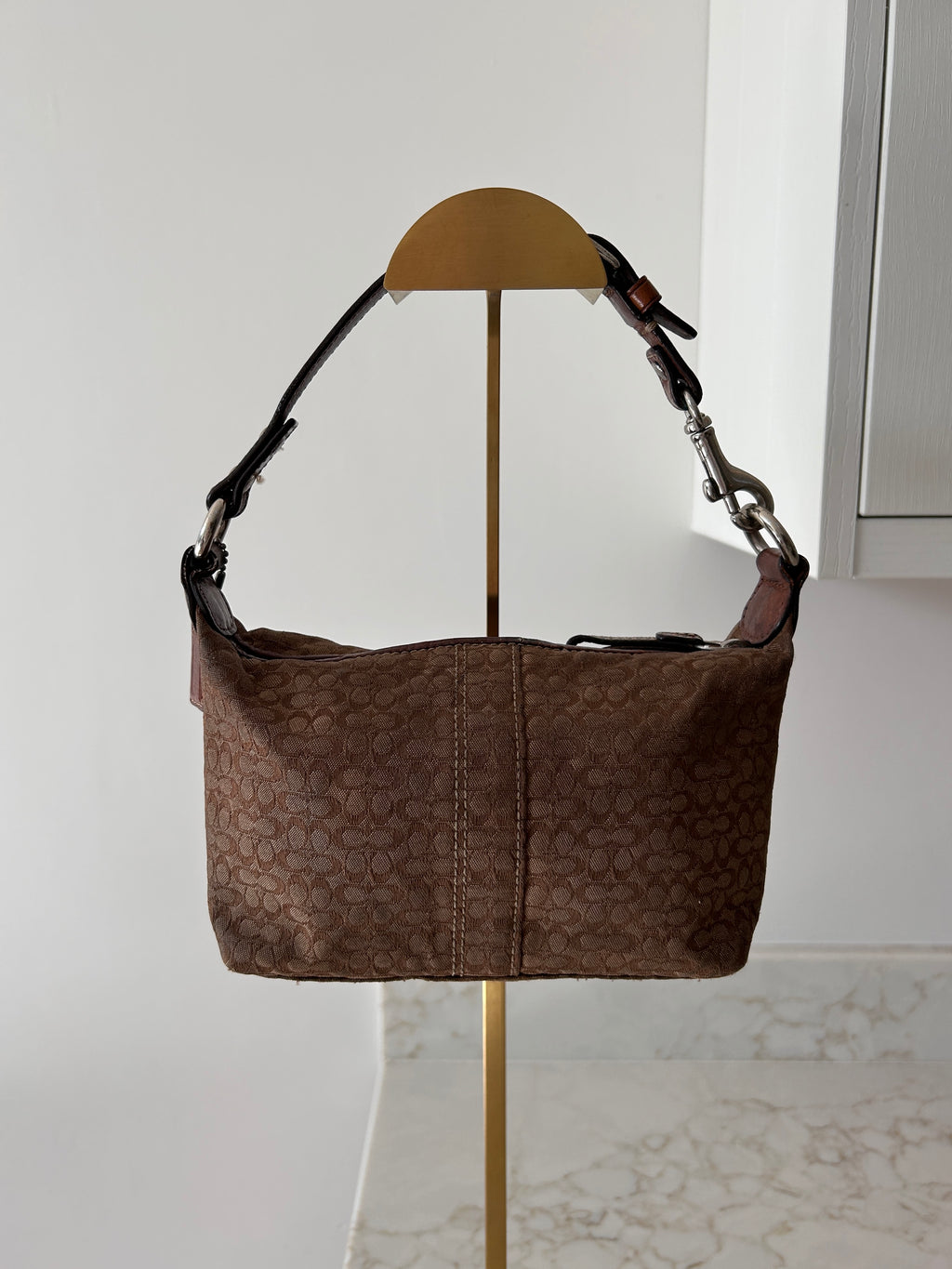 Vintage Coach mini monogram bag