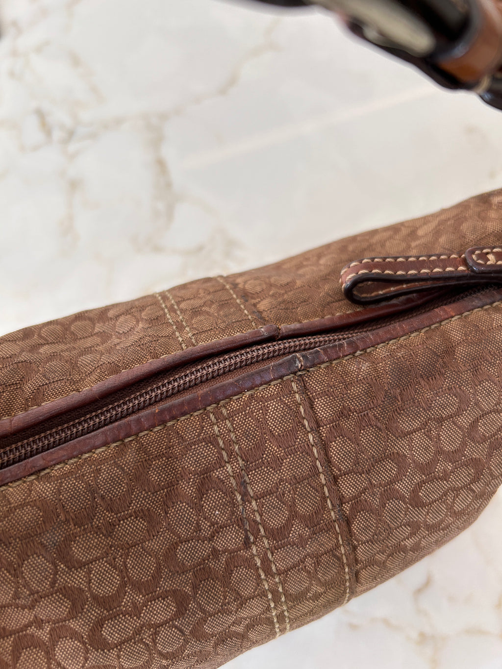 Vintage Coach mini monogram bag