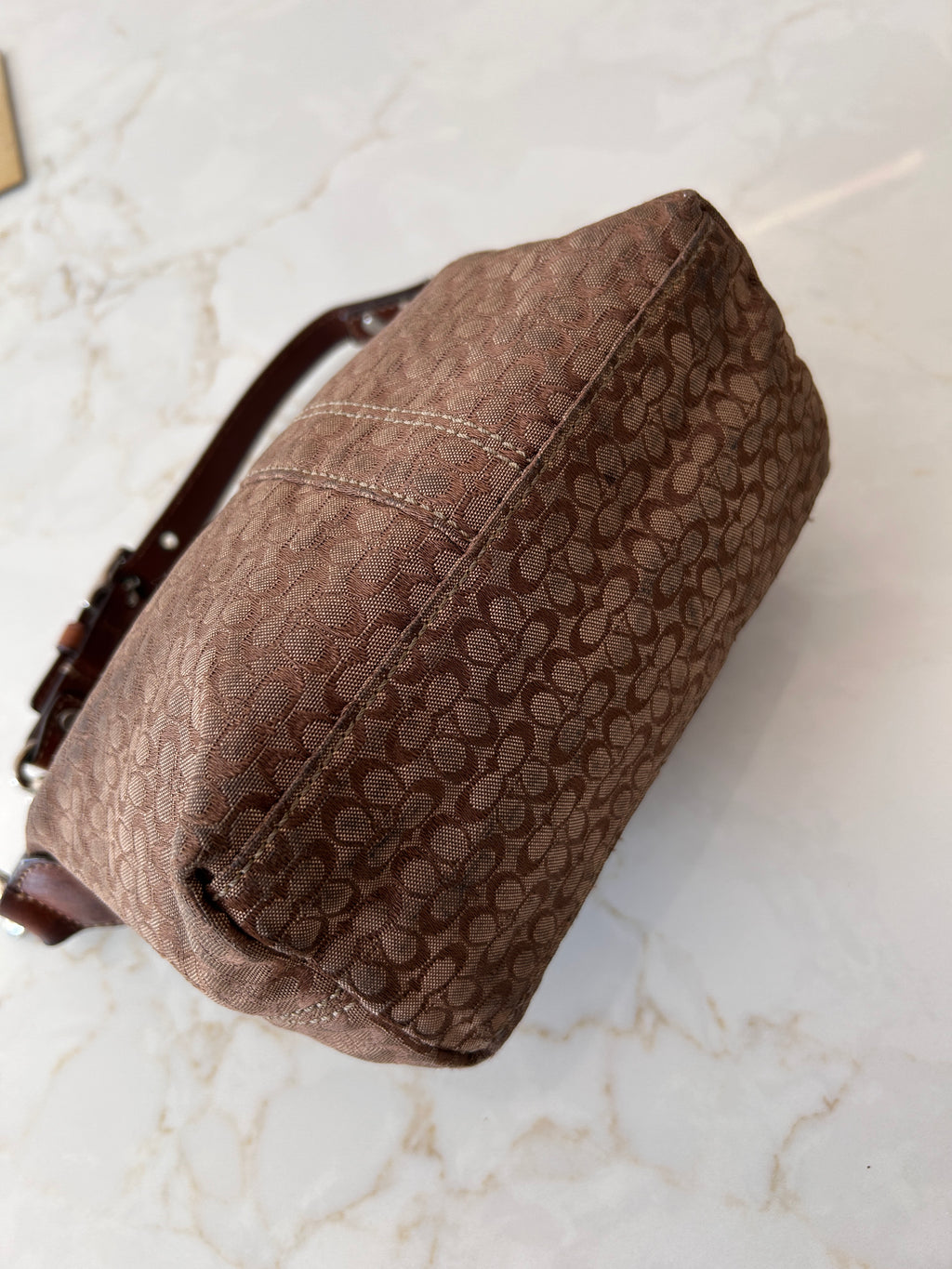 Vintage Coach mini monogram bag