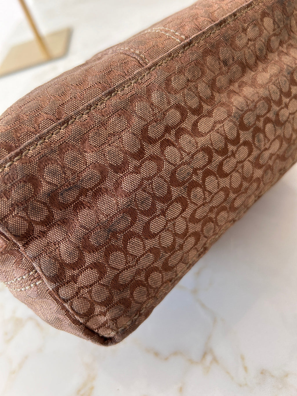 Vintage Coach mini monogram bag