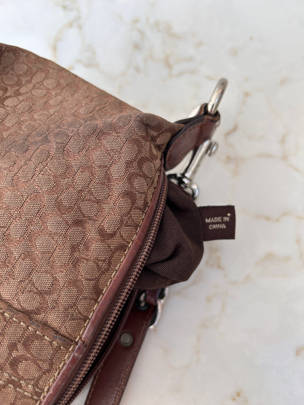 Vintage Coach mini monogram bag
