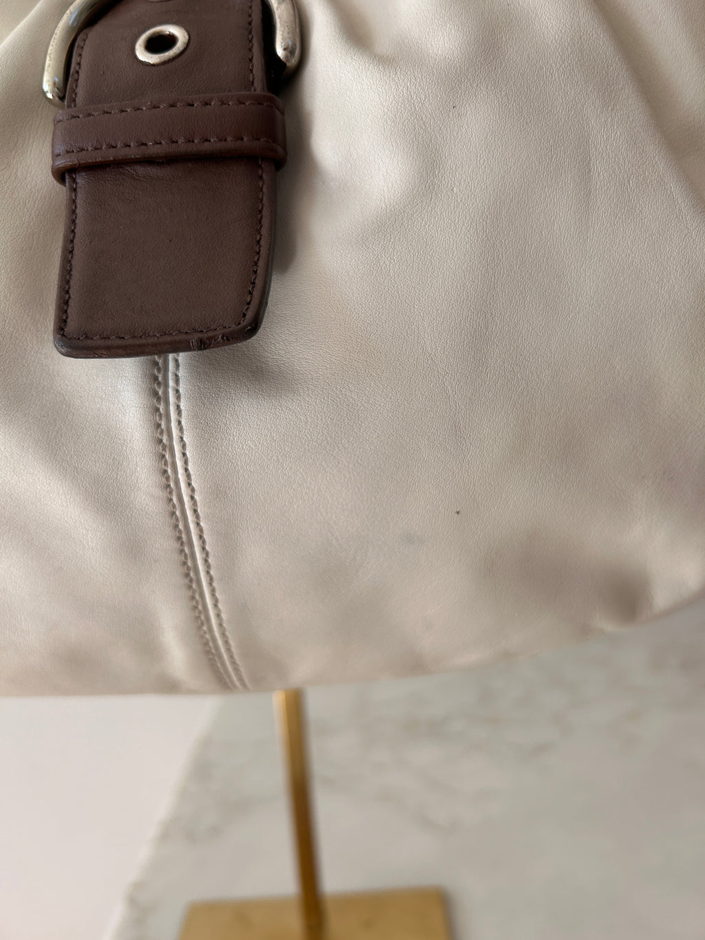 Vintage Coach Soho buckle leather shoulder bag