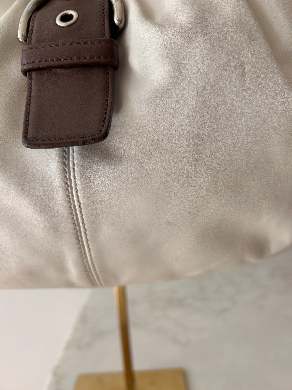 Vintage Coach Soho buckle leather shoulder bag