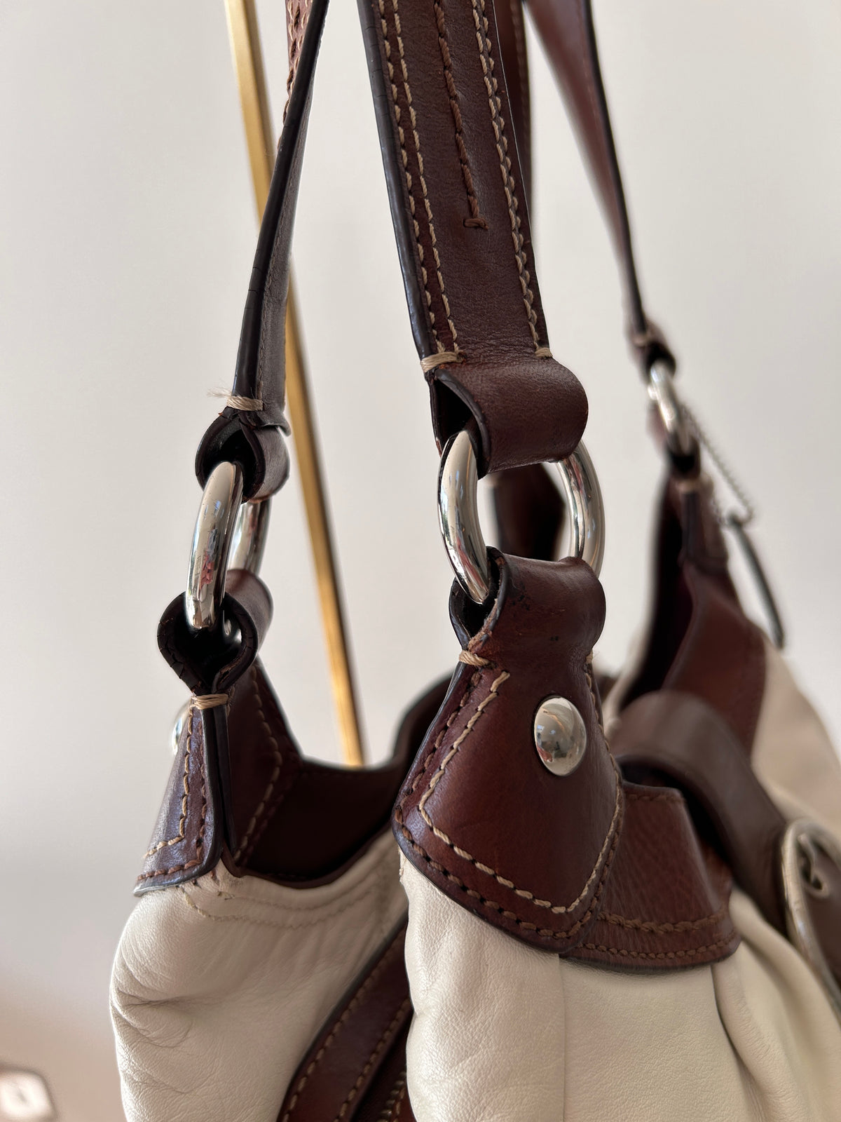 Vintage Coach Soho buckle leather shoulder bag