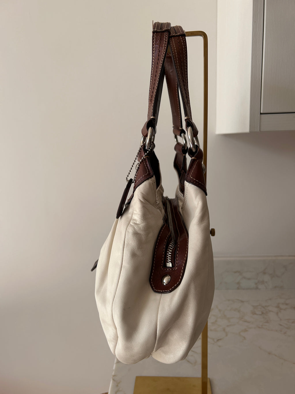Vintage Coach Soho buckle leather shoulder bag