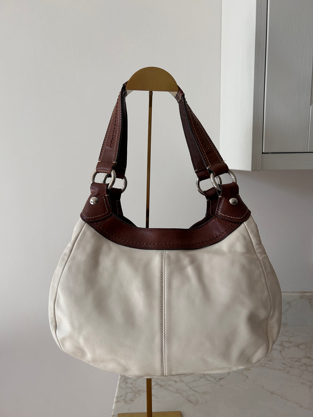 Vintage Coach Soho buckle leather shoulder bag