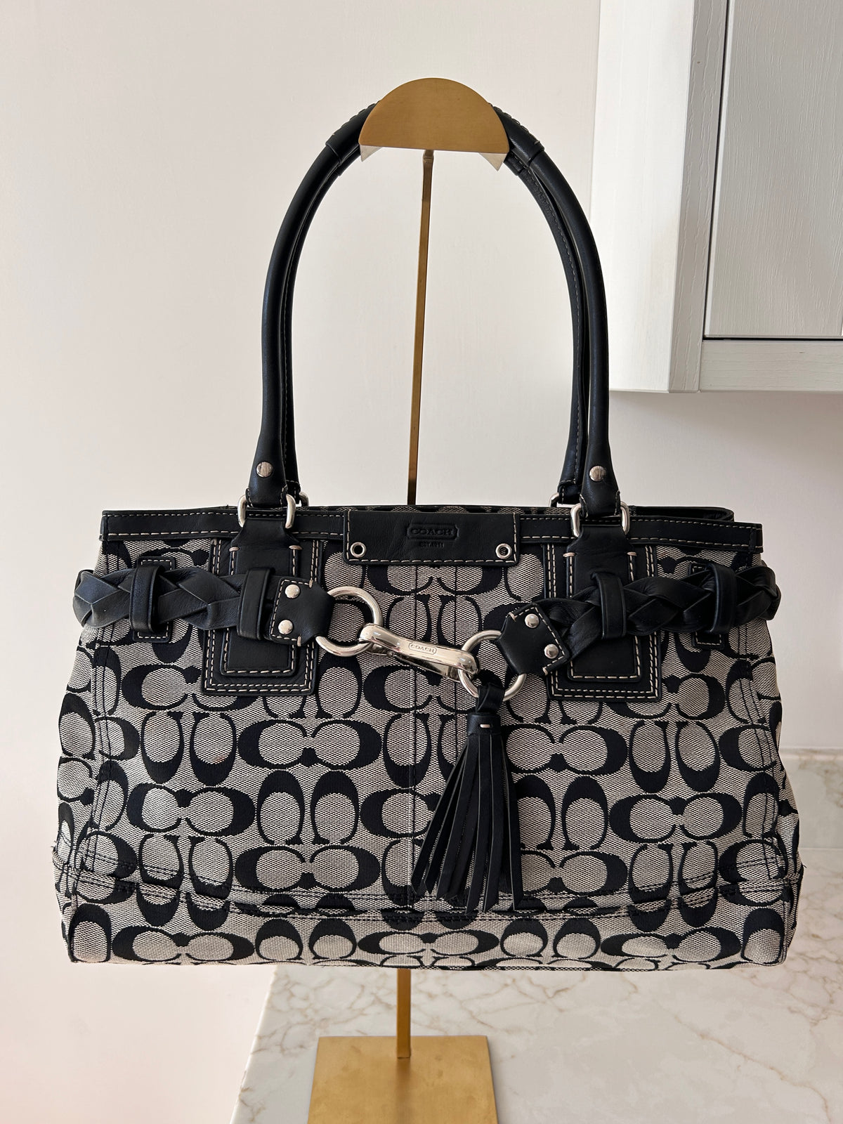 Vintage Coach Hampton shoulder bag