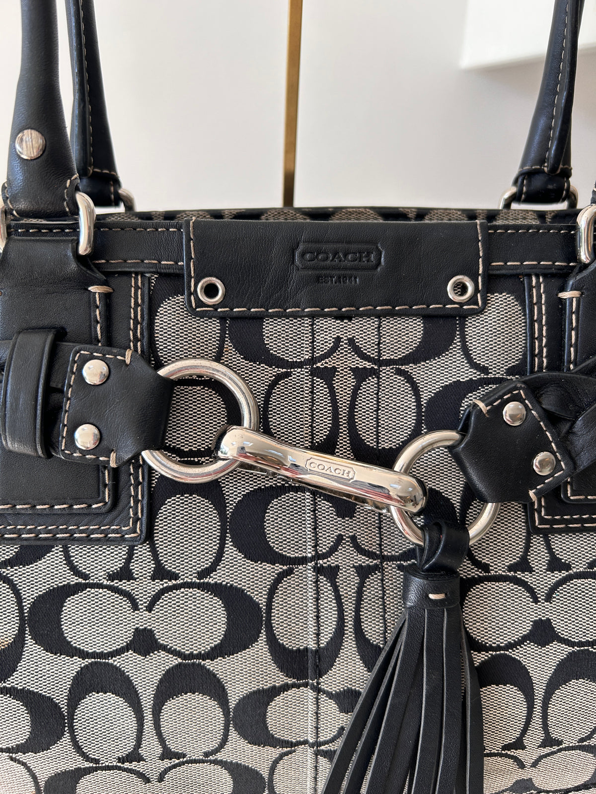 Vintage Coach Hampton shoulder bag