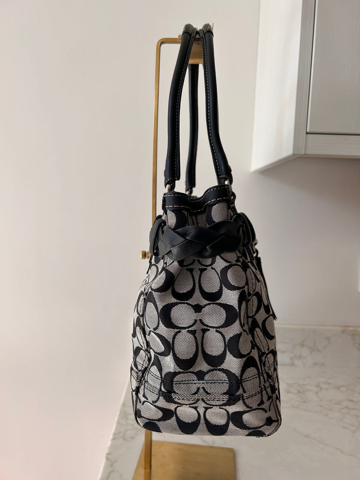 Vintage Coach Hampton shoulder bag