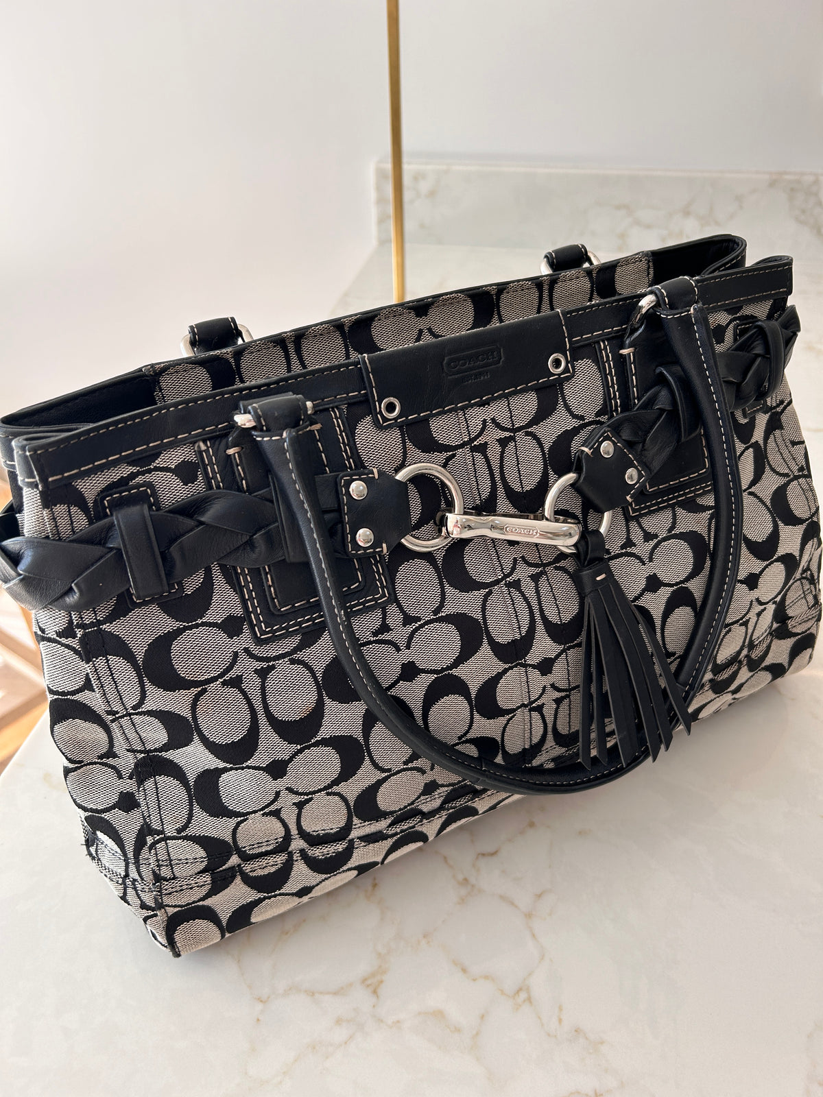 Vintage Coach Hampton shoulder bag