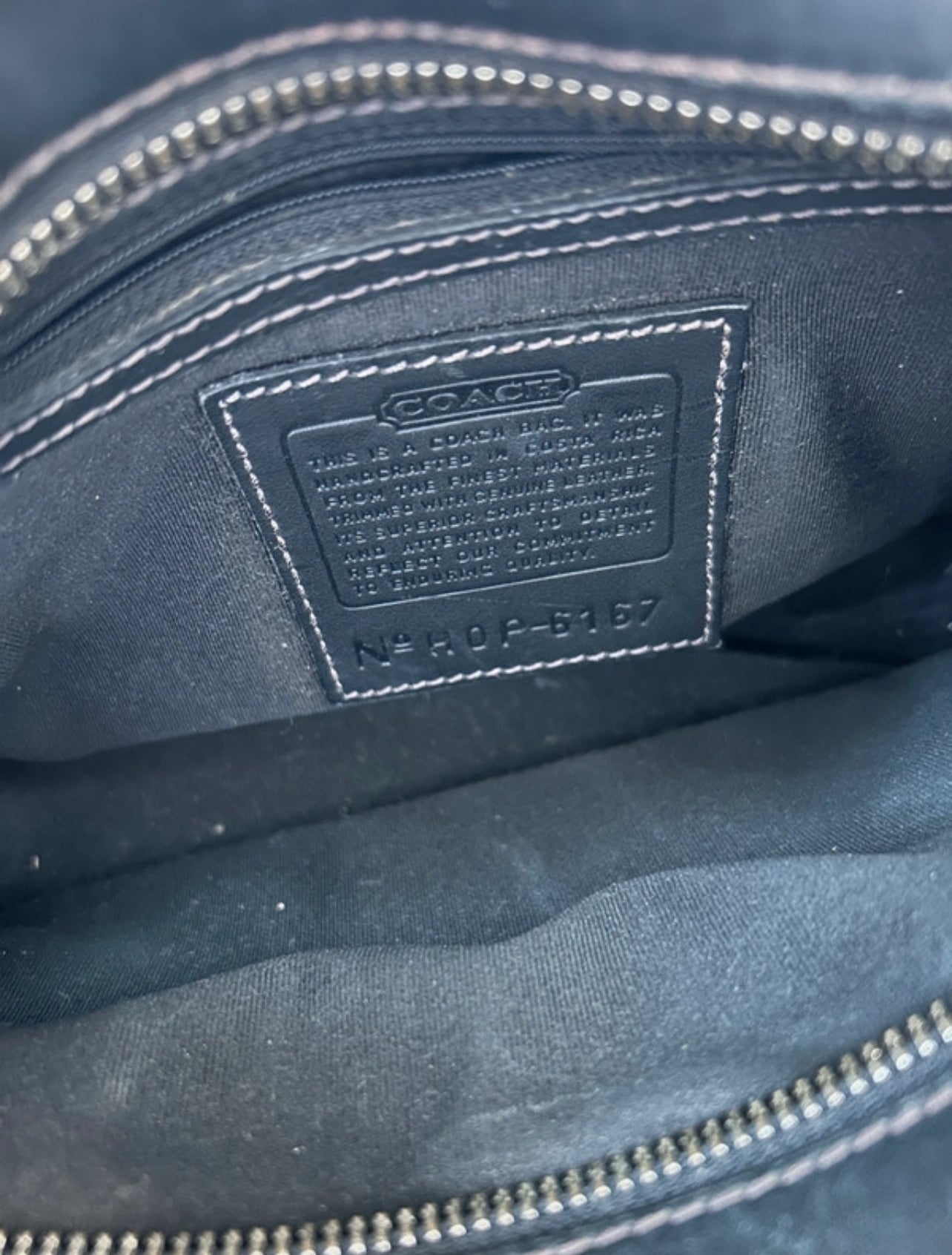 Vintage Coach wool tote bag