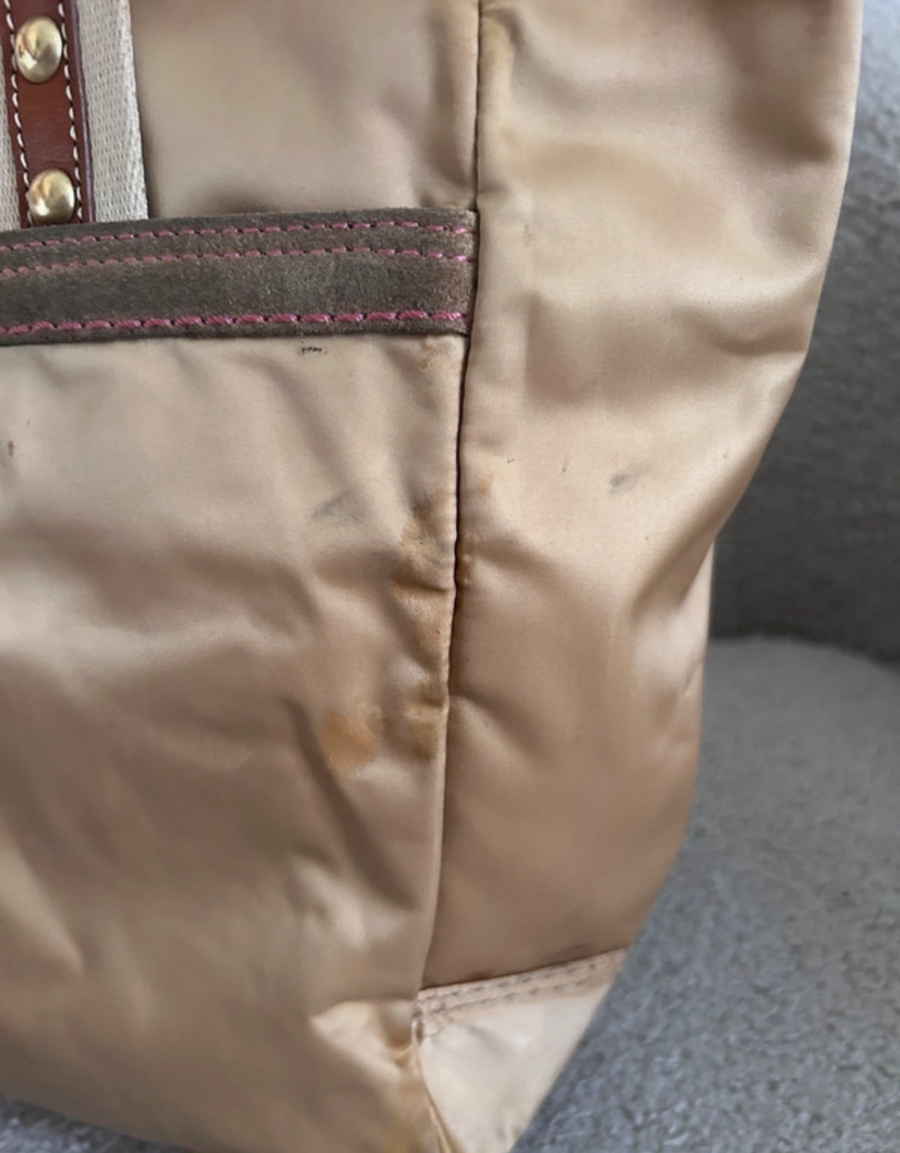 Vintage Coach gold shoulder bag
