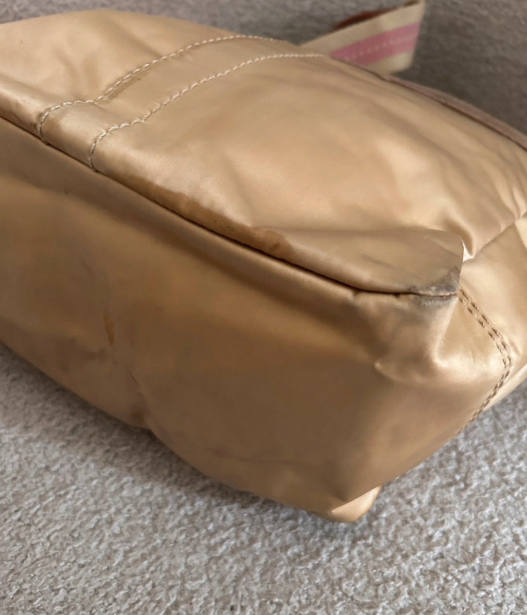 Vintage Coach gold shoulder bag