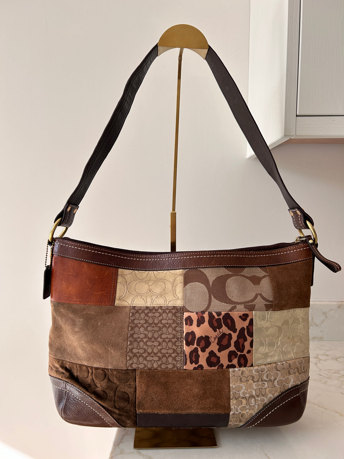 Vintage Coach patchwork bag