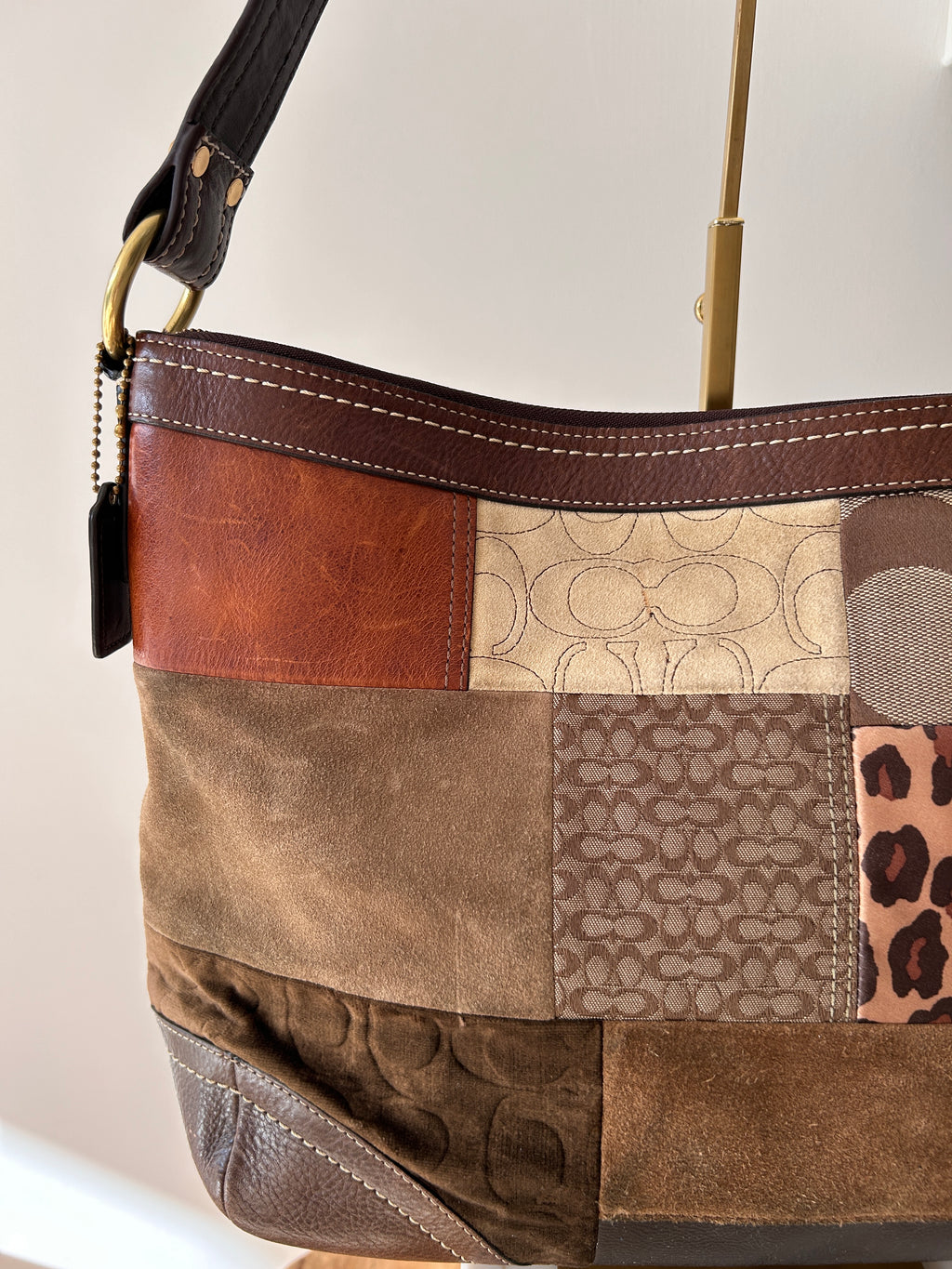 Vintage Coach patchwork bag