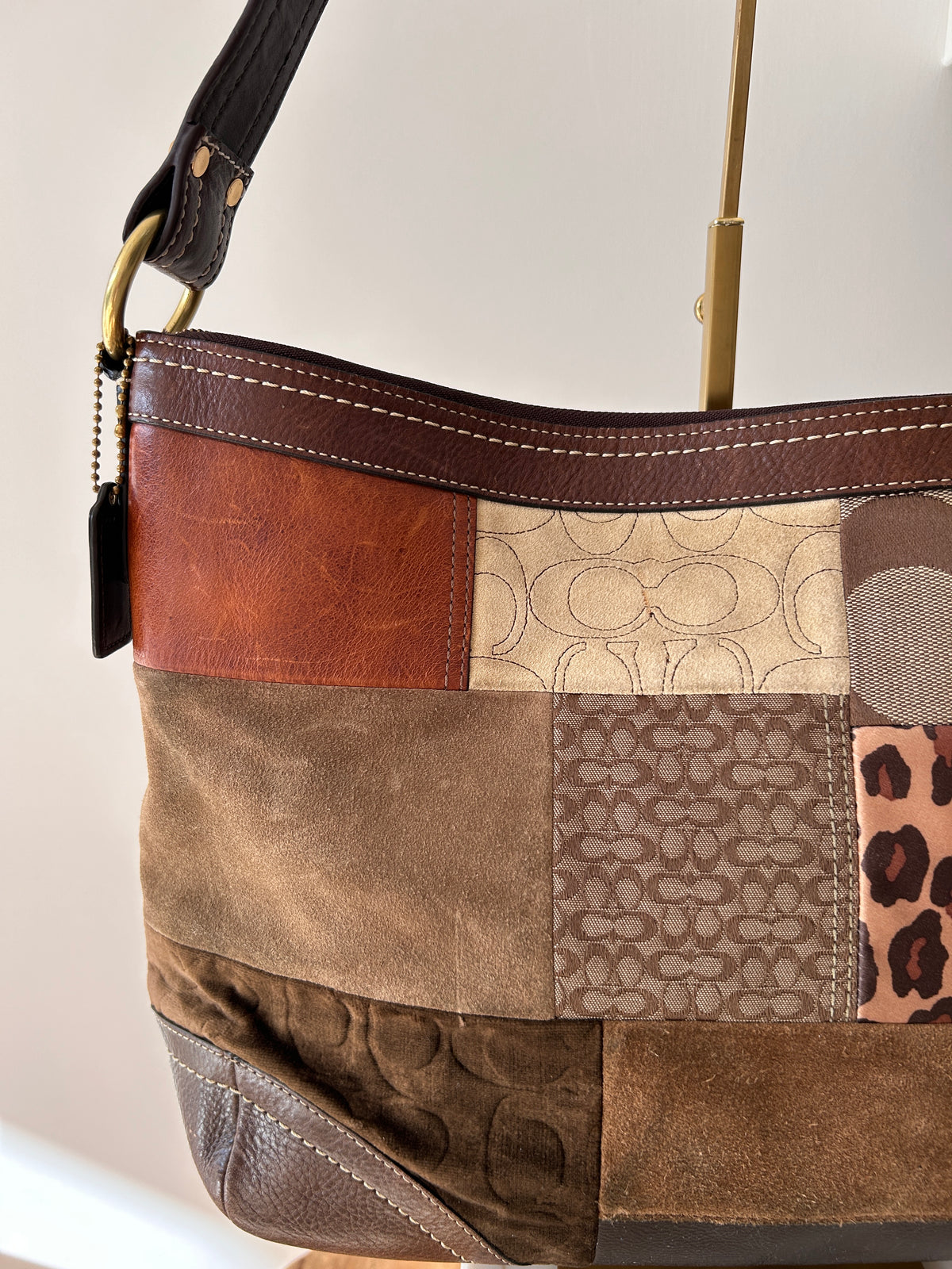 Vintage Coach patchwork bag