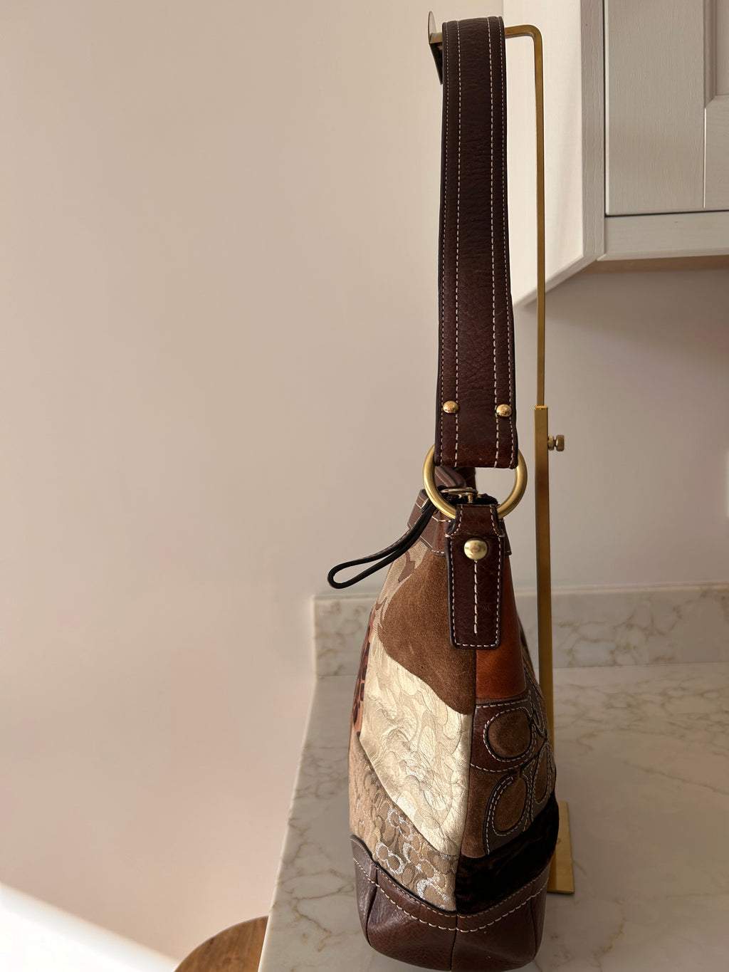Vintage Coach patchwork bag