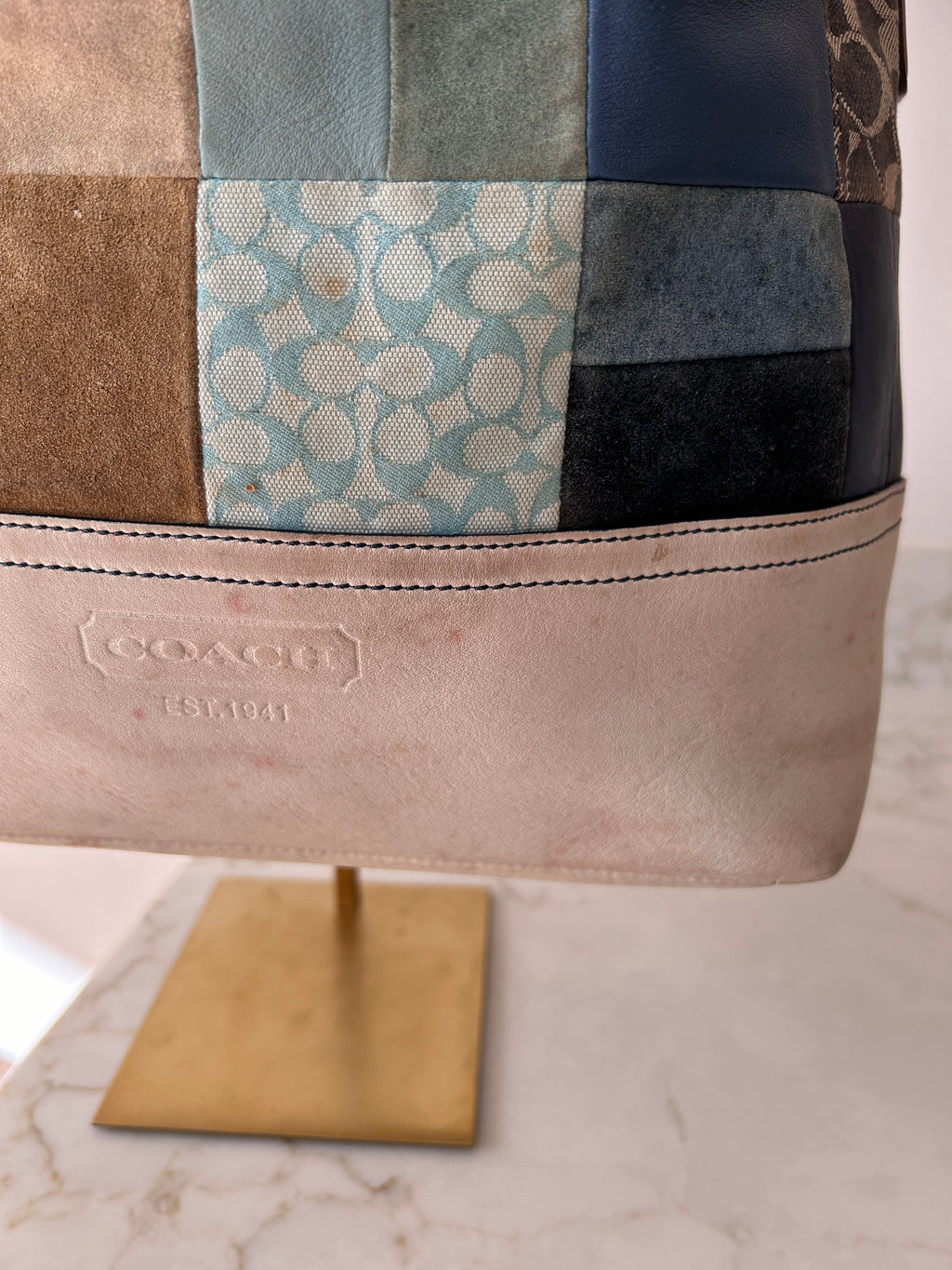 Vintage Coach patchwork bag