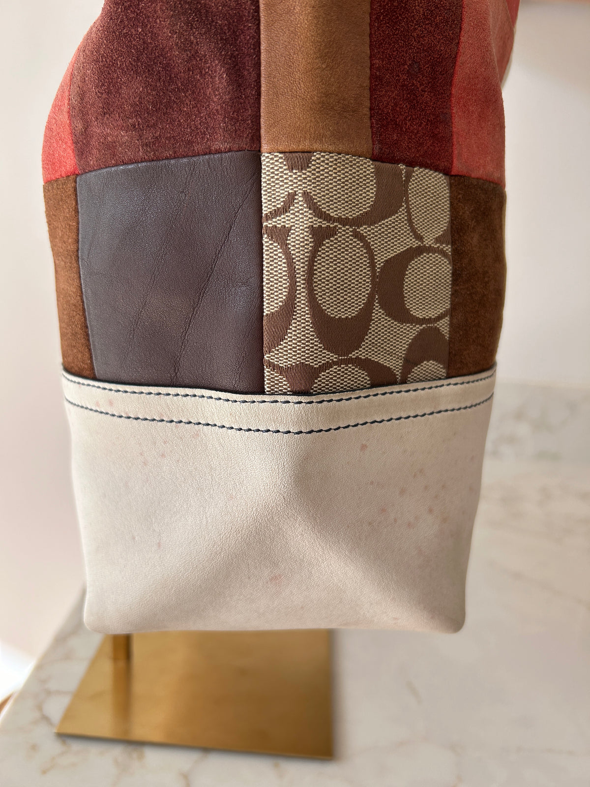 Vintage Coach patchwork bag