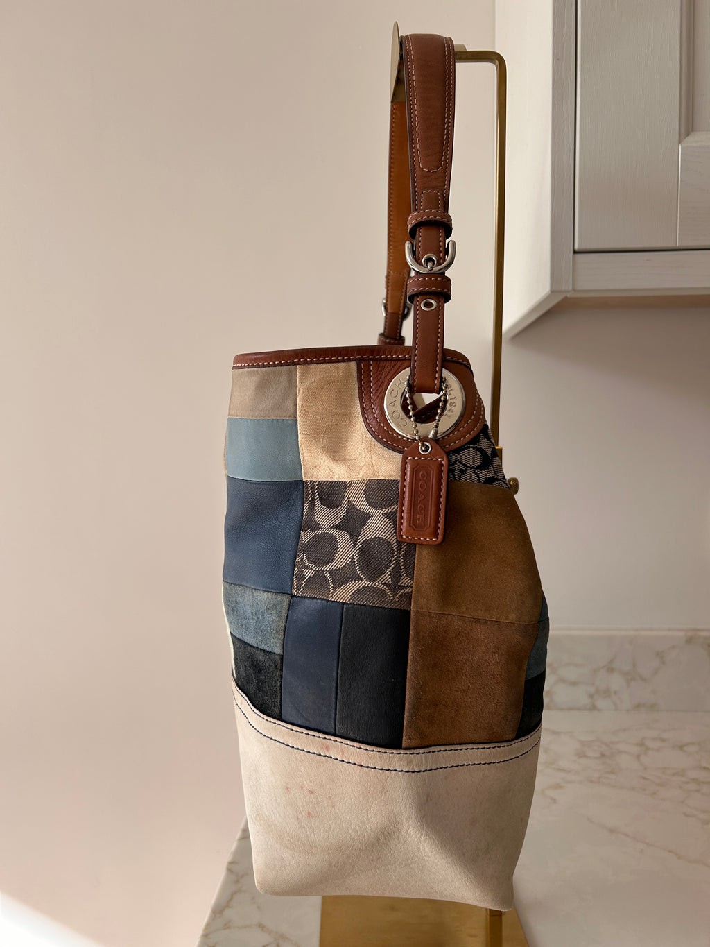 Vintage Coach patchwork bag
