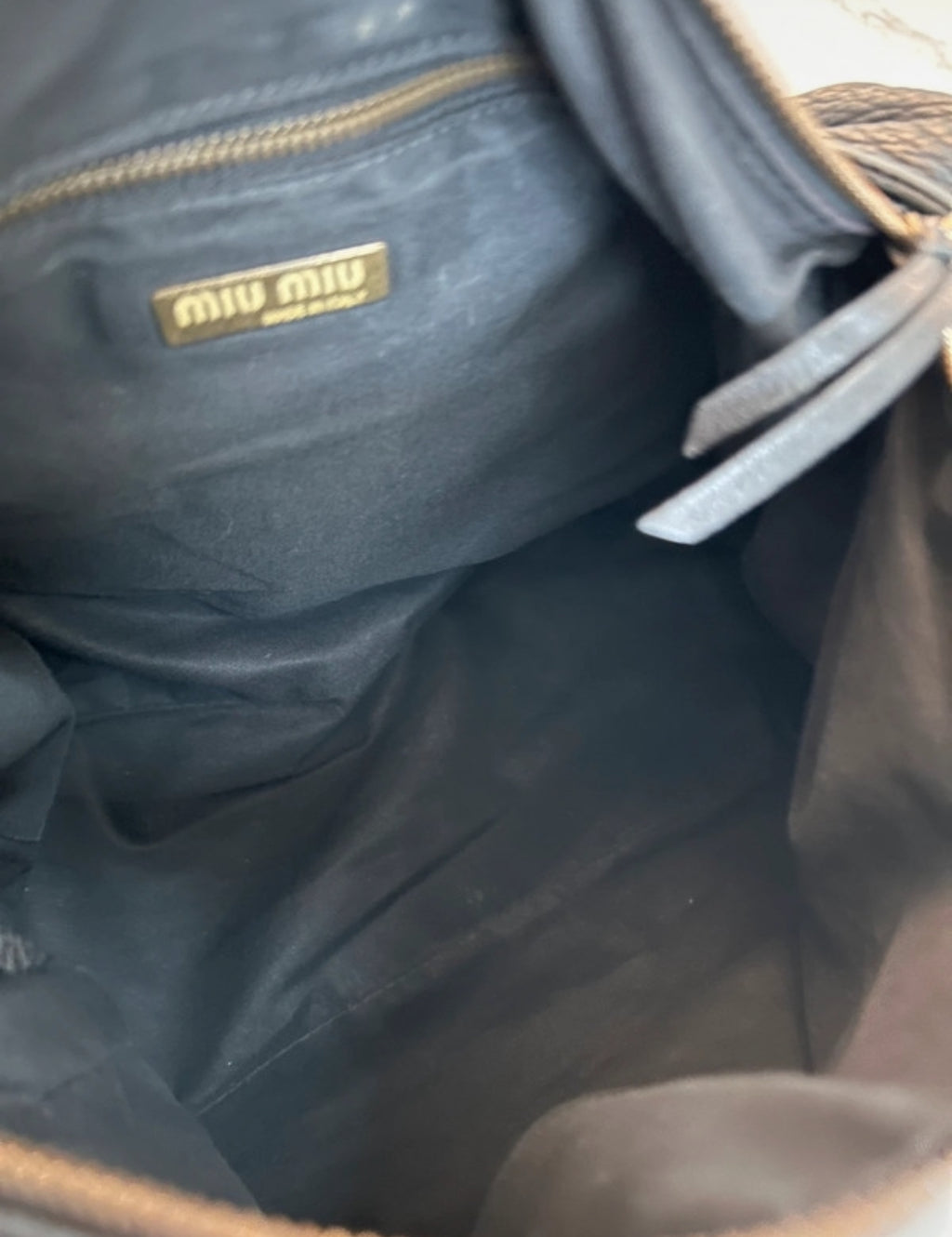 Vintage Miu Miu black shoulder bag