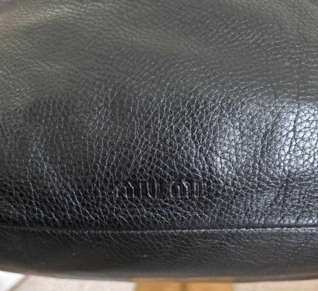 Vintage Miu Miu black shoulder bag