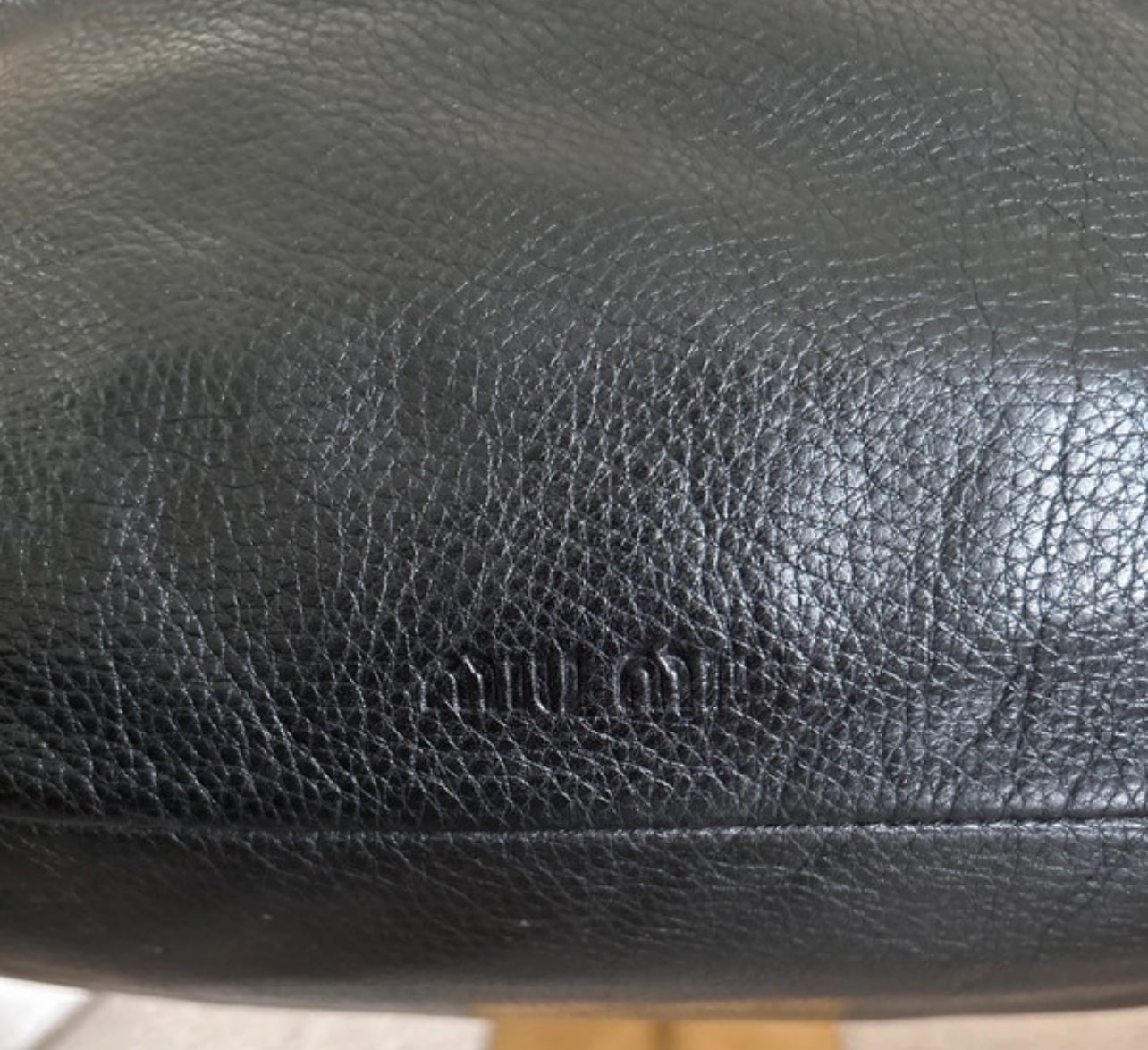 Vintage Miu Miu black shoulder bag