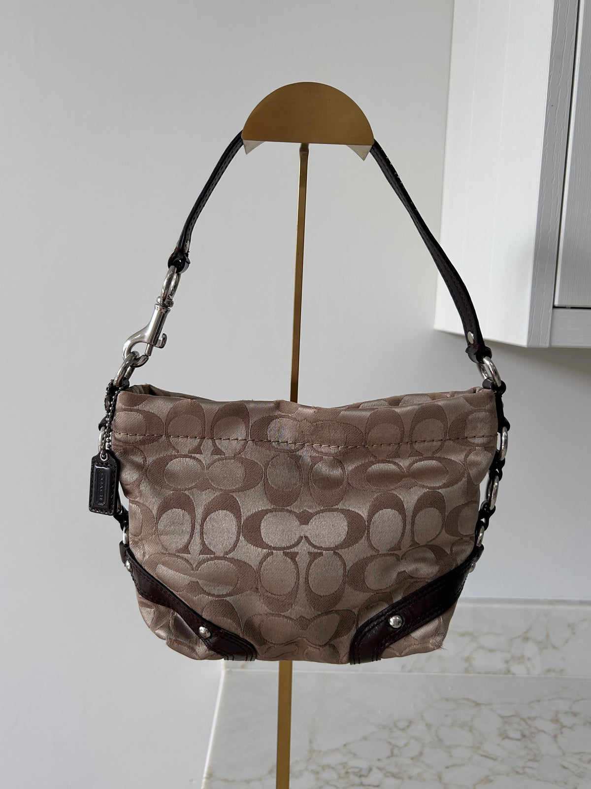 Vintage Coach mini Carly shoulder bag