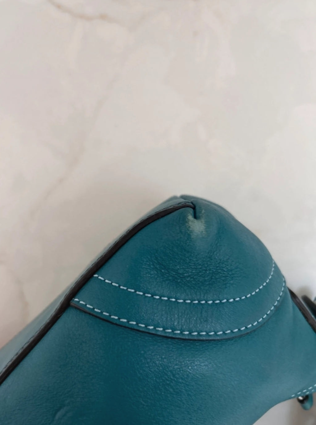 Vintage Coach blue shoulder bag
