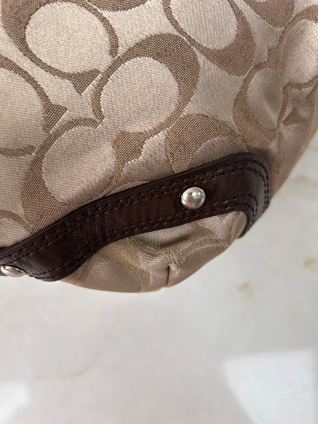 Vintage Coach mini Carly shoulder bag
