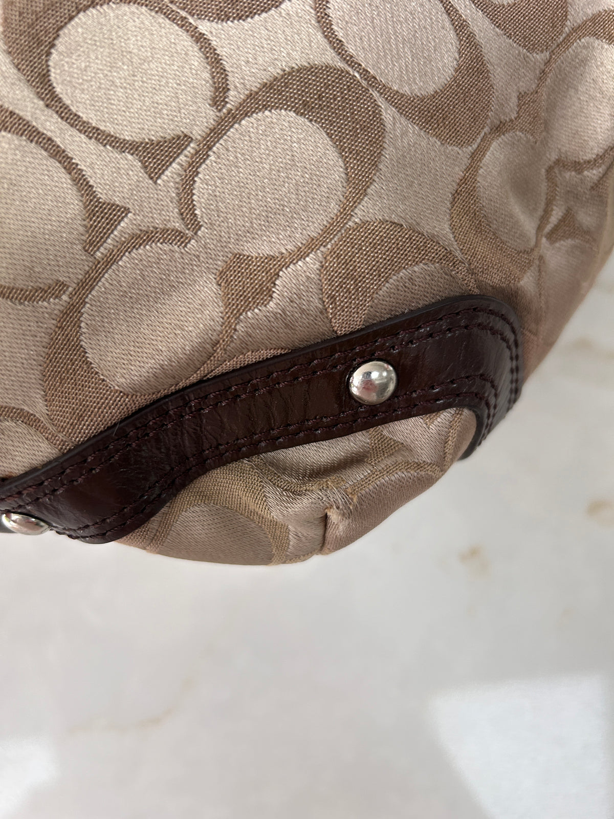 Vintage Coach mini Carly shoulder bag