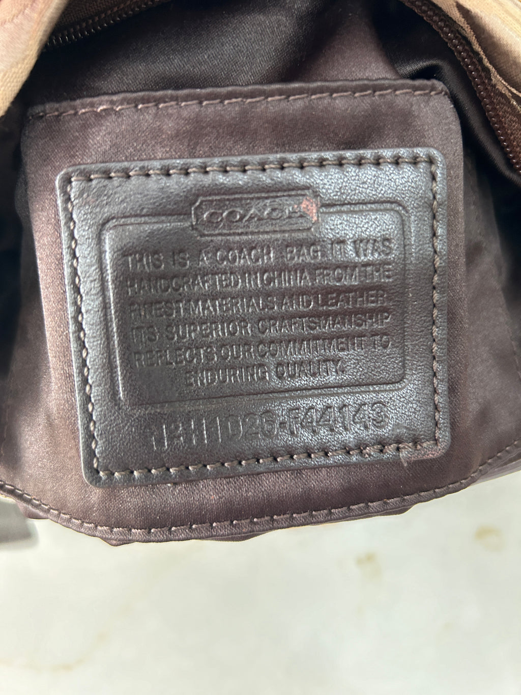 Vintage Coach mini Carly shoulder bag